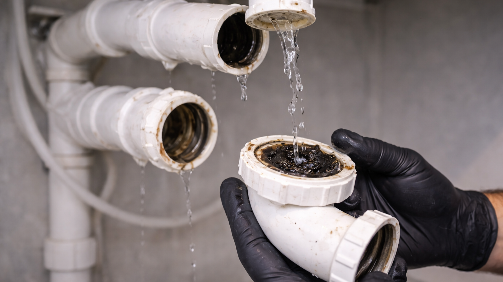 Trap and connection issue under a sink