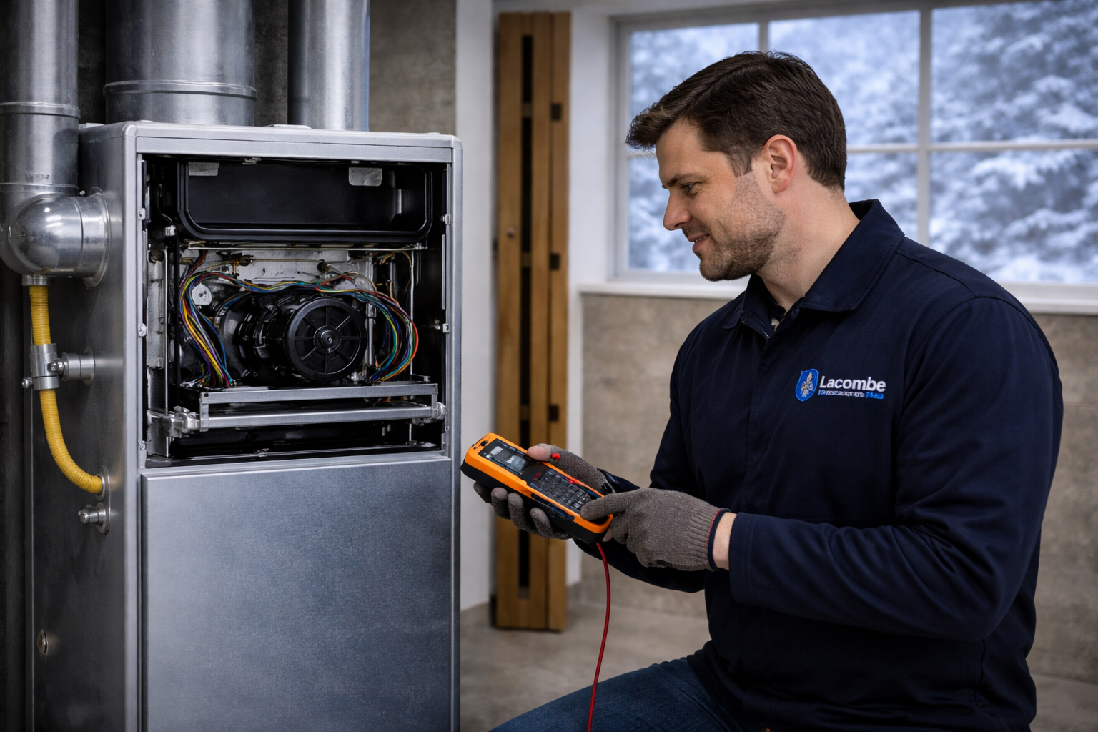 Warm home after furnace repair